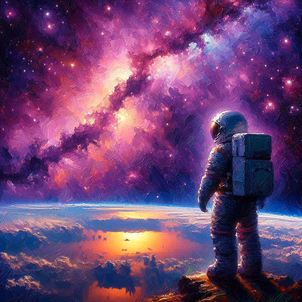 Lonely astronaut