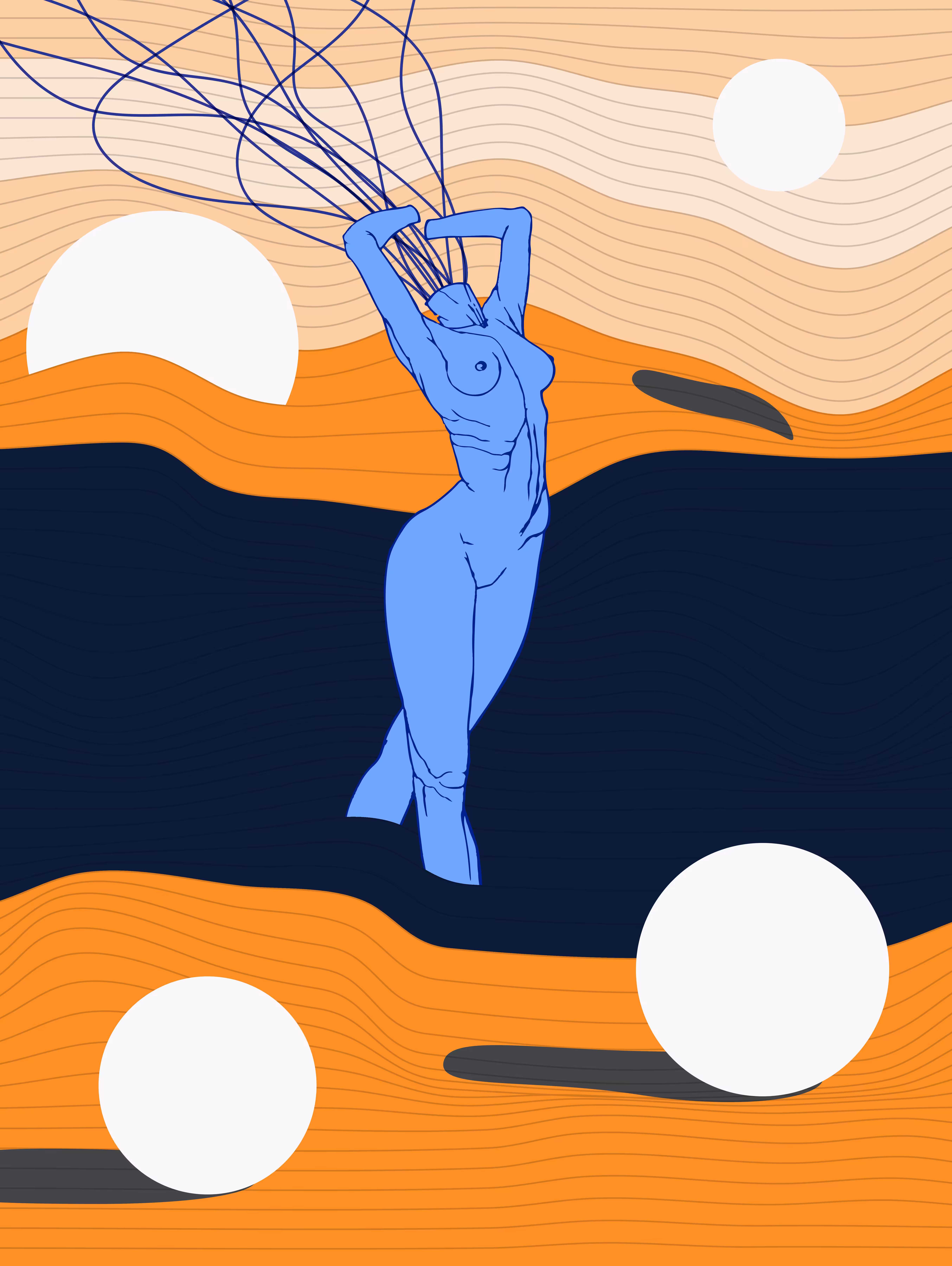 Venus bathing
