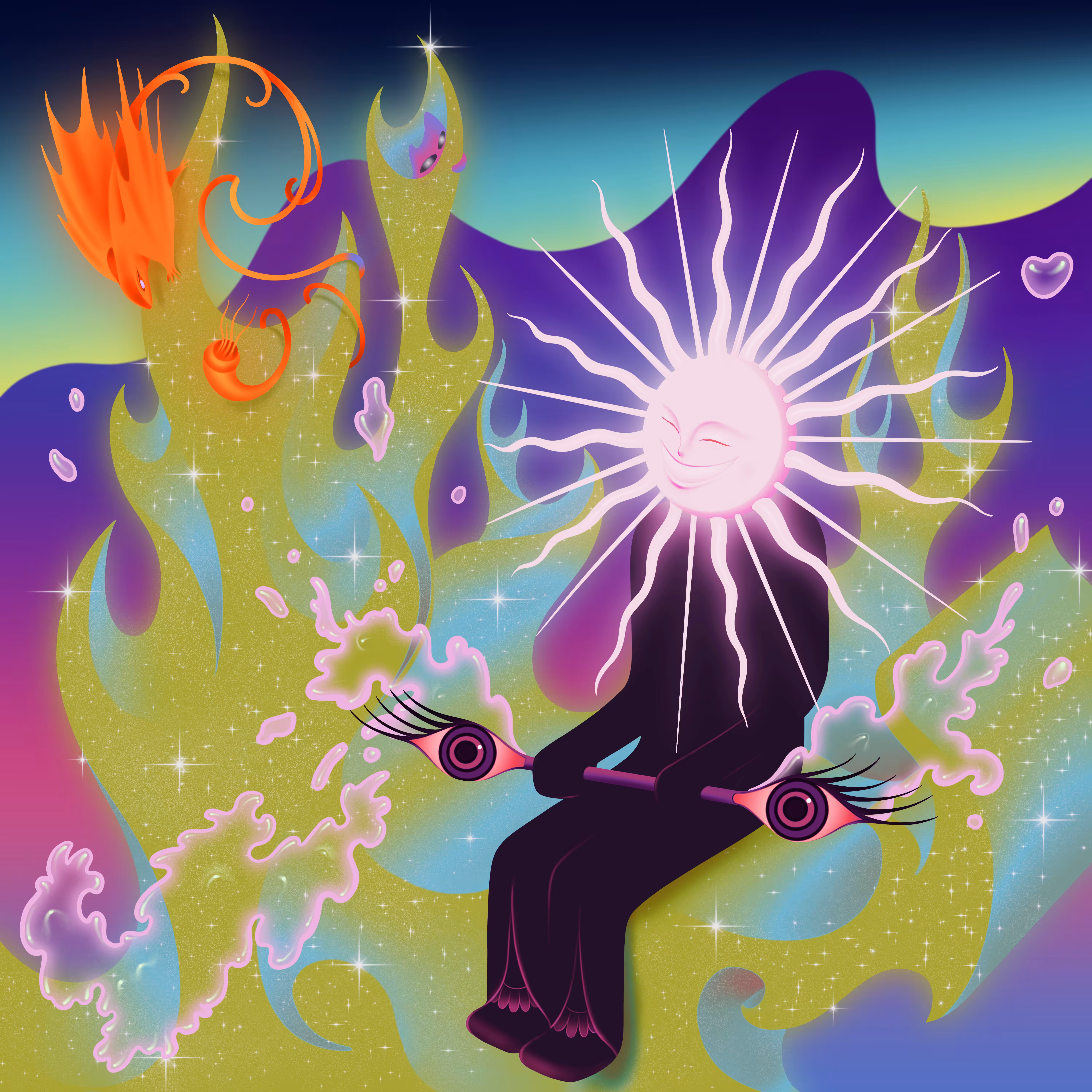 The sun