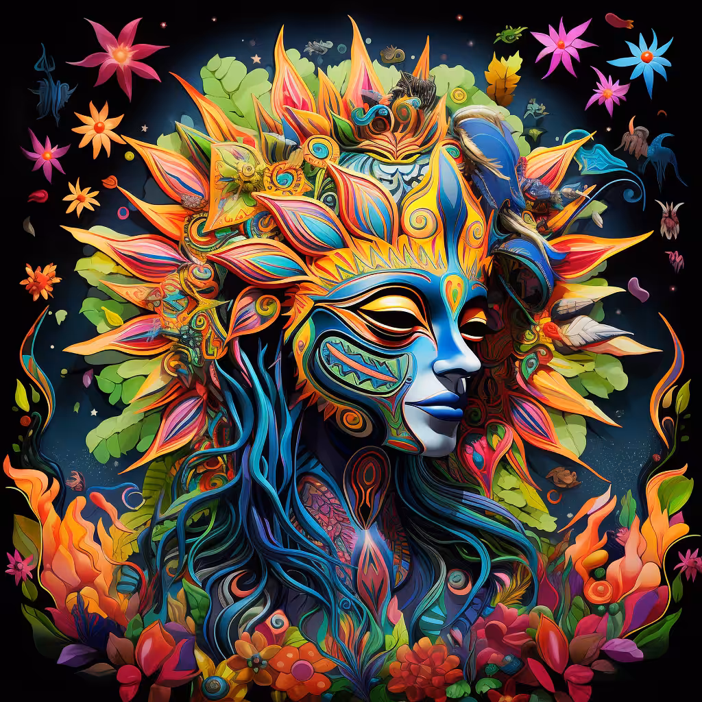 Colorful Plant Medicine Mother