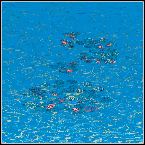 Polluted water lilies #52