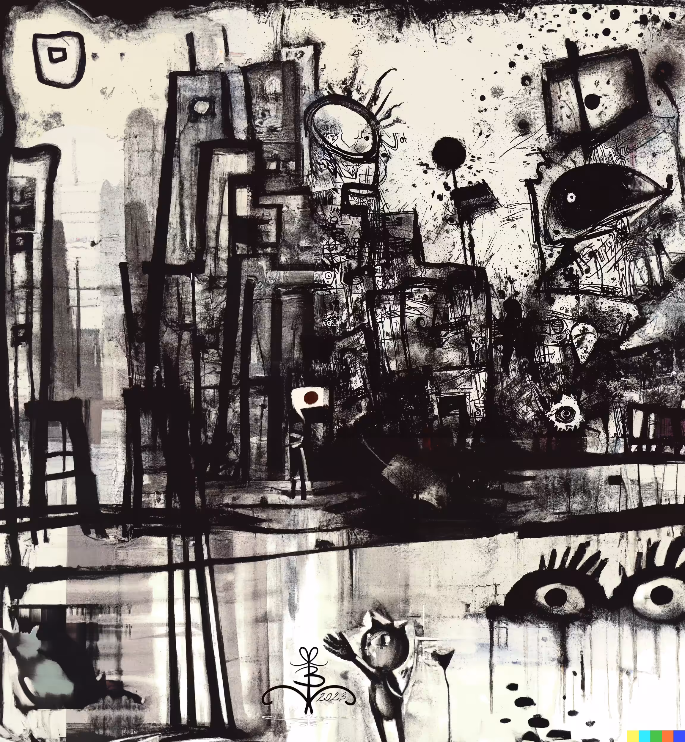 Dreams in Grayscale: The Urban Heart