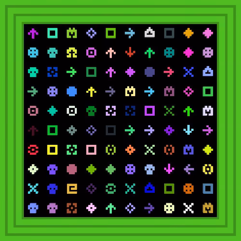 Life Is Pain. Pain is Gain. Rain. Brain. McClain! :: Procedural Symbols #353/1000