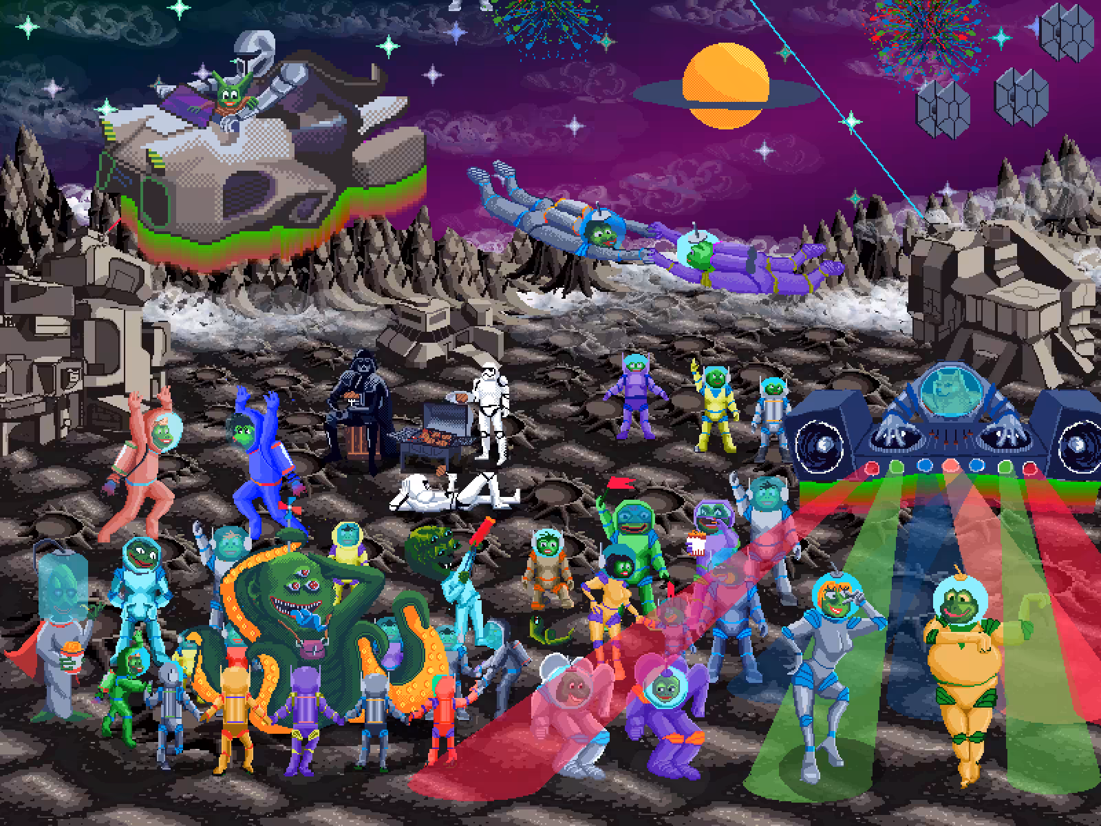 Space party.