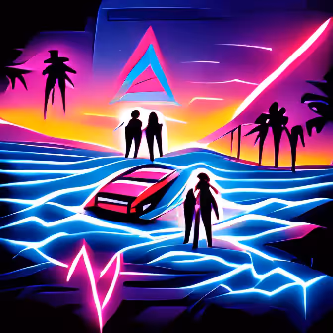 Synthwave Illustration 4