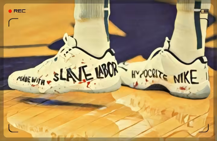 Made with slave labor.