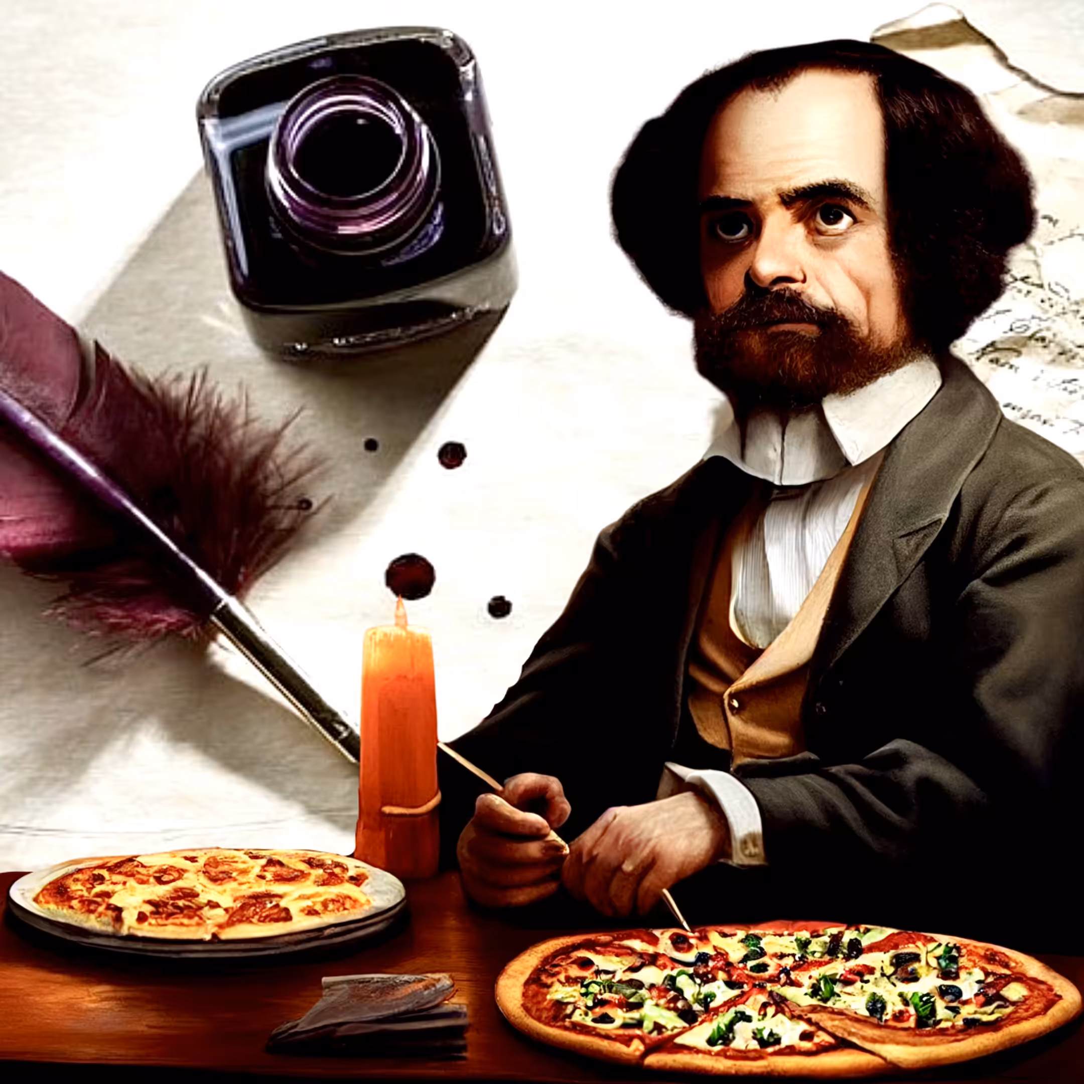 Presidents and Pizza: Nathaniel Hawthorne