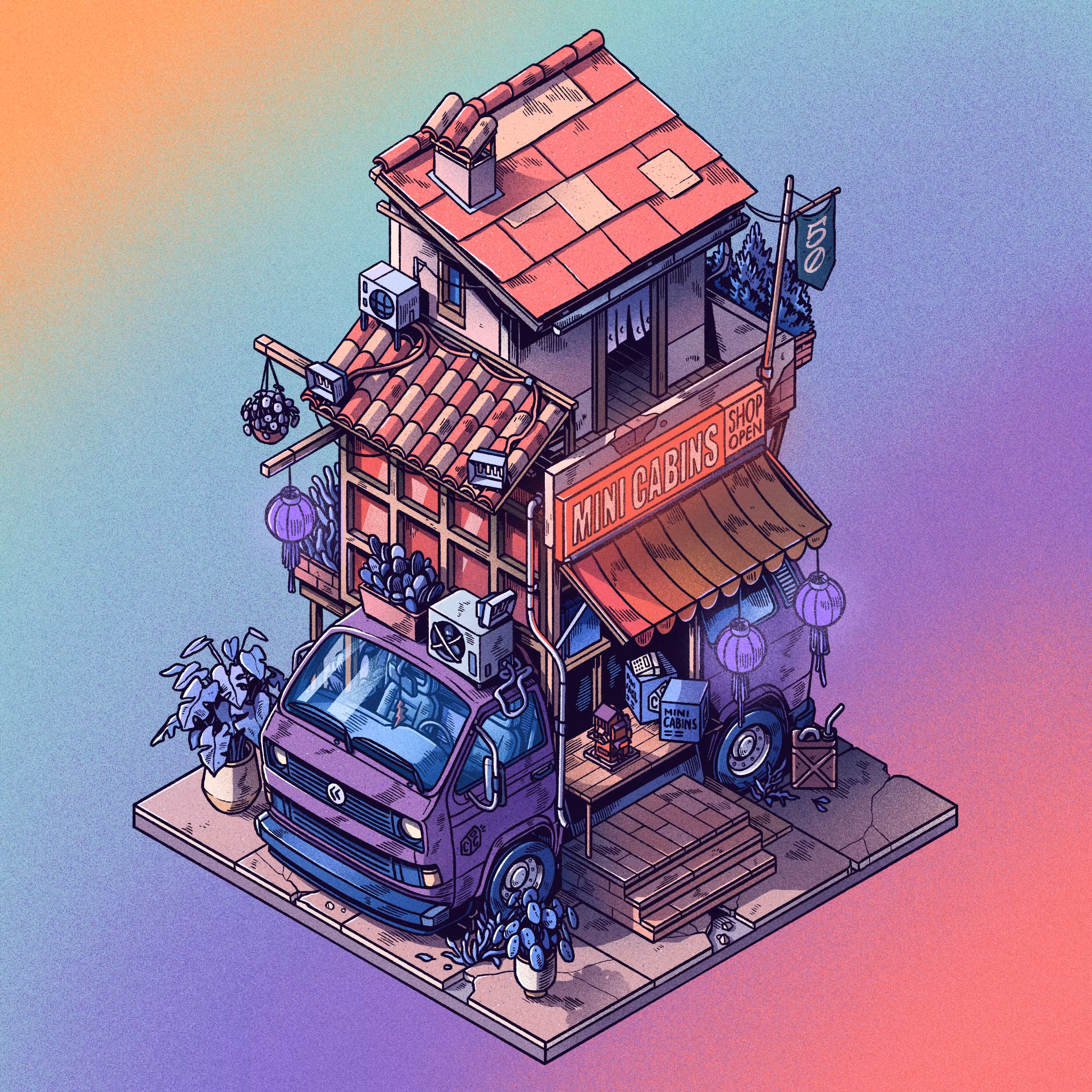 Curious Cabins #50: Caravan #779