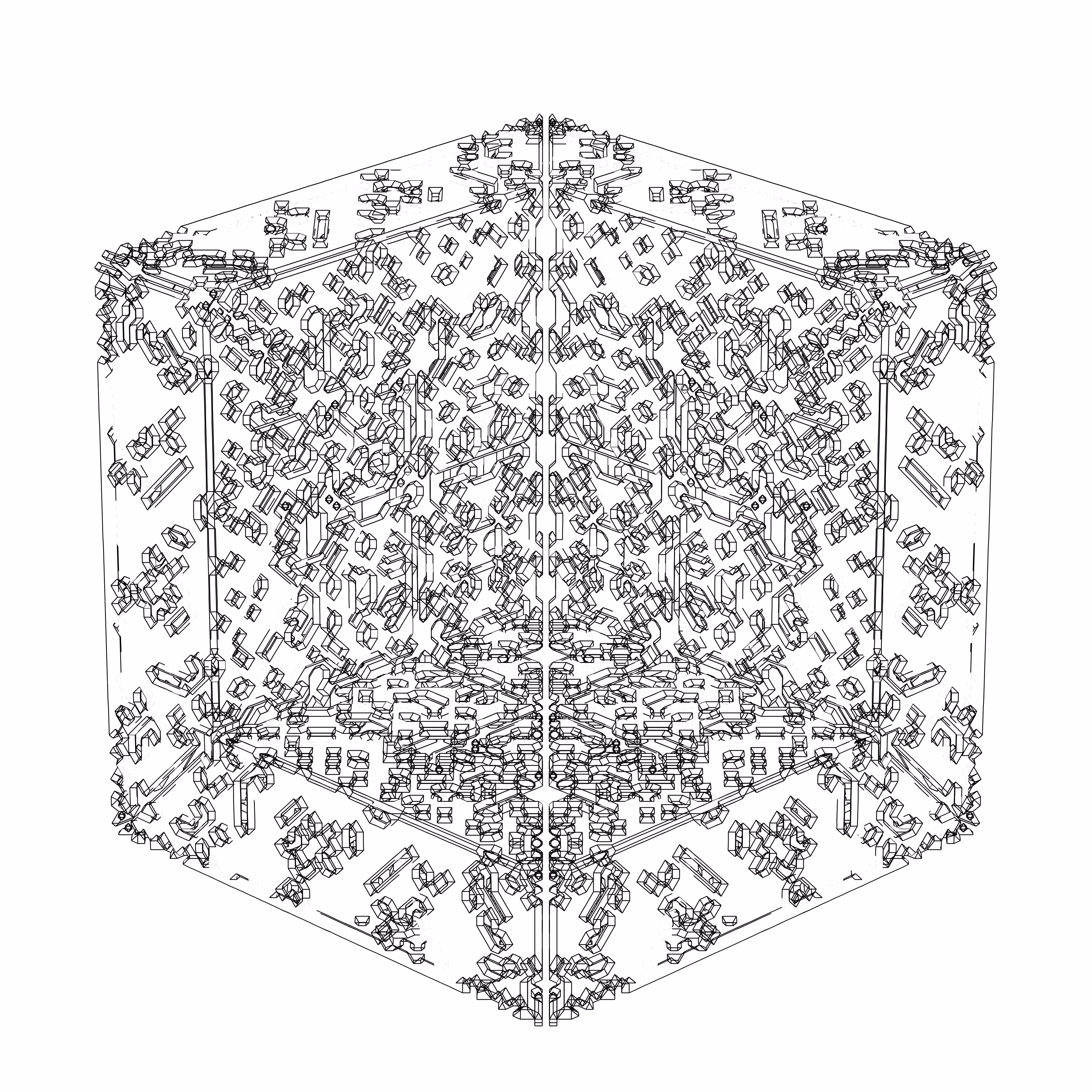 LL21 Alien Art Cube #253