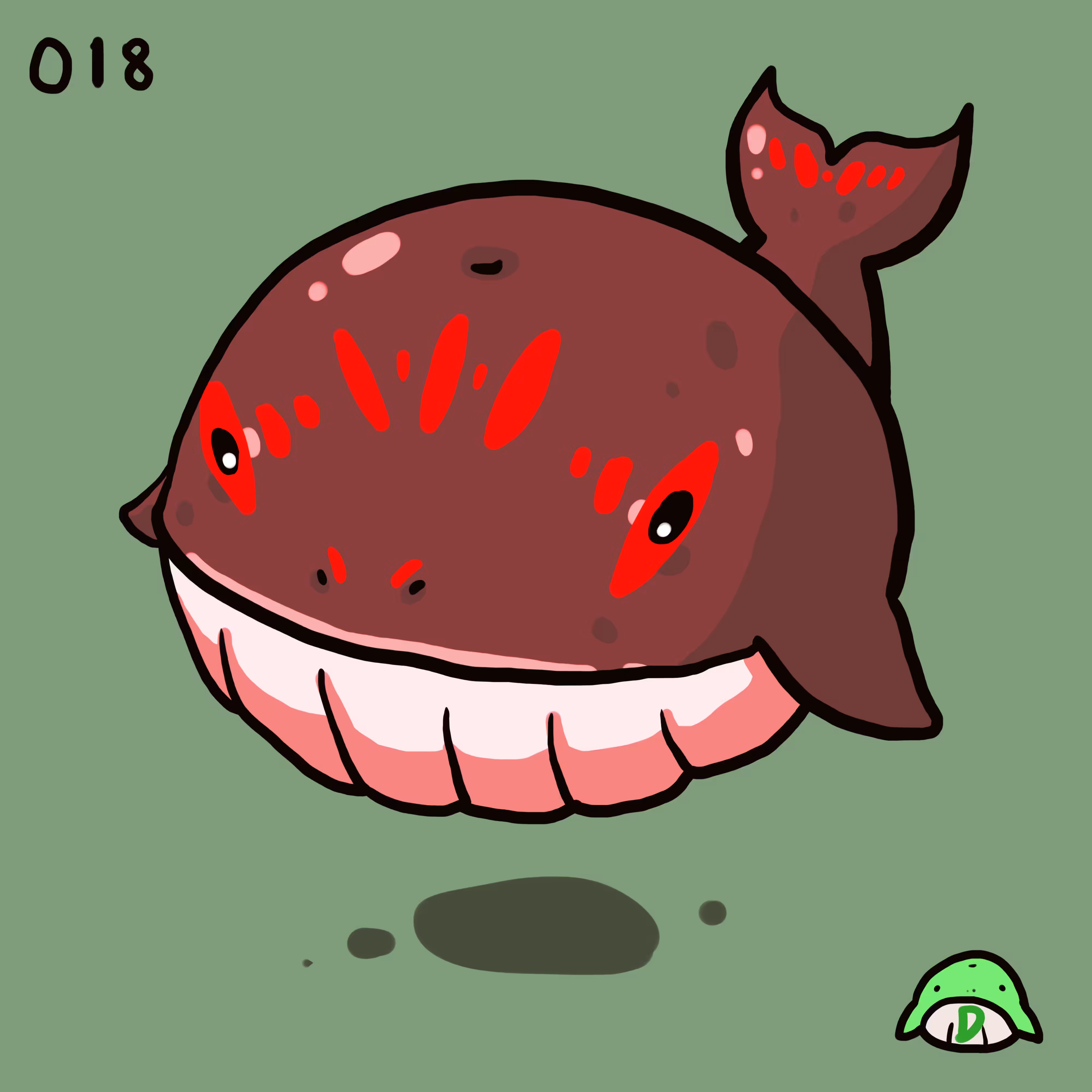 Whale well well NO.018