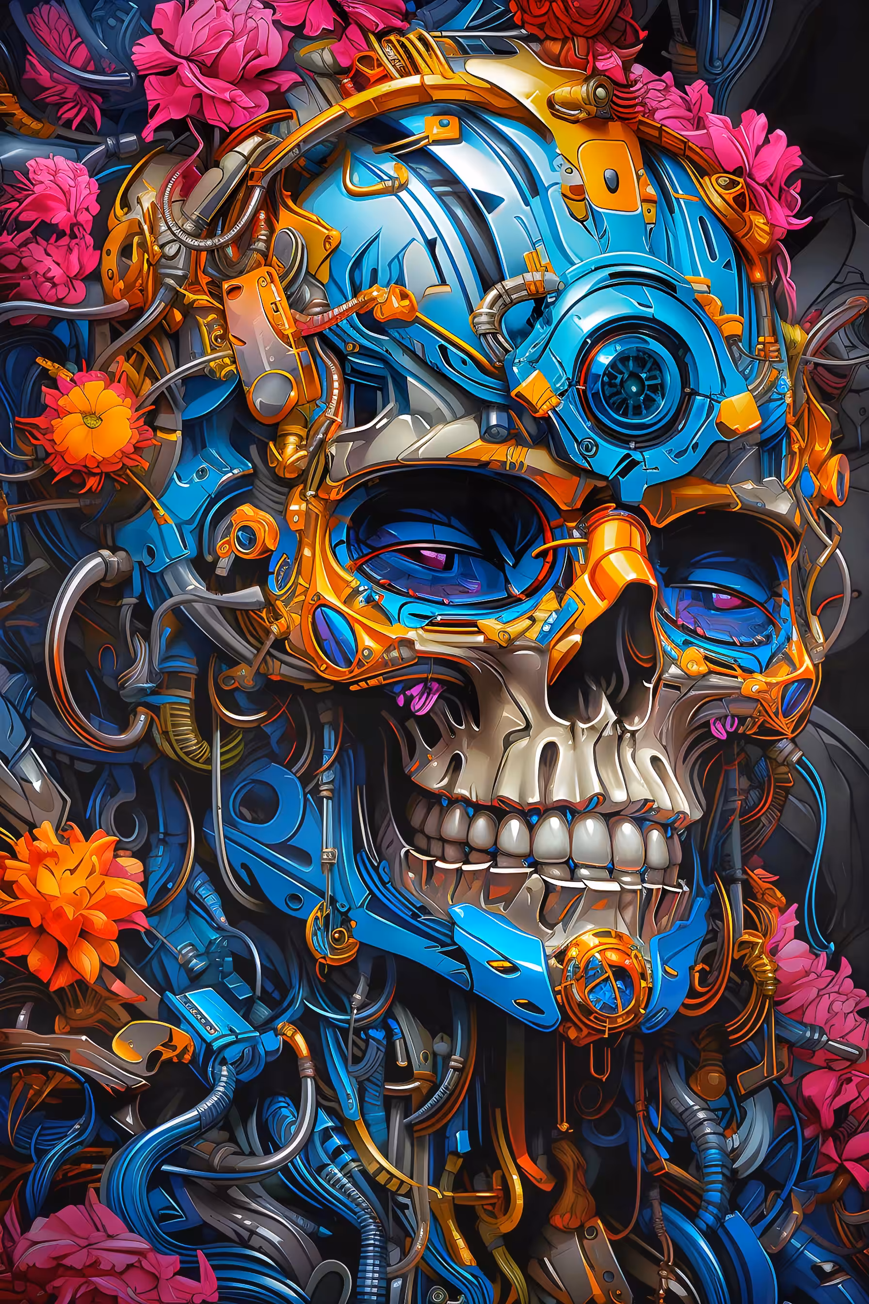Colorful Skull