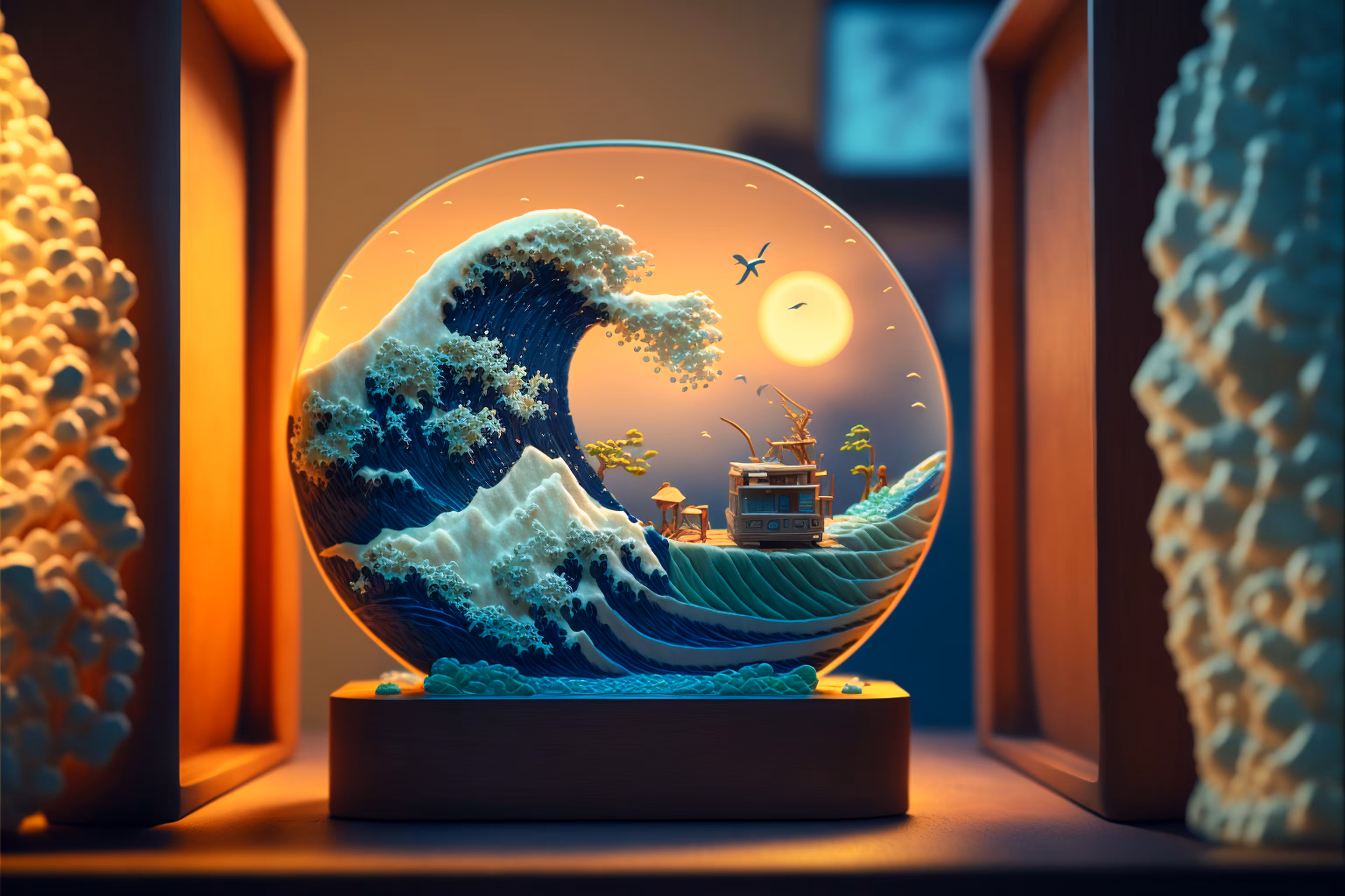 Dioramas - The Great Wave : 21