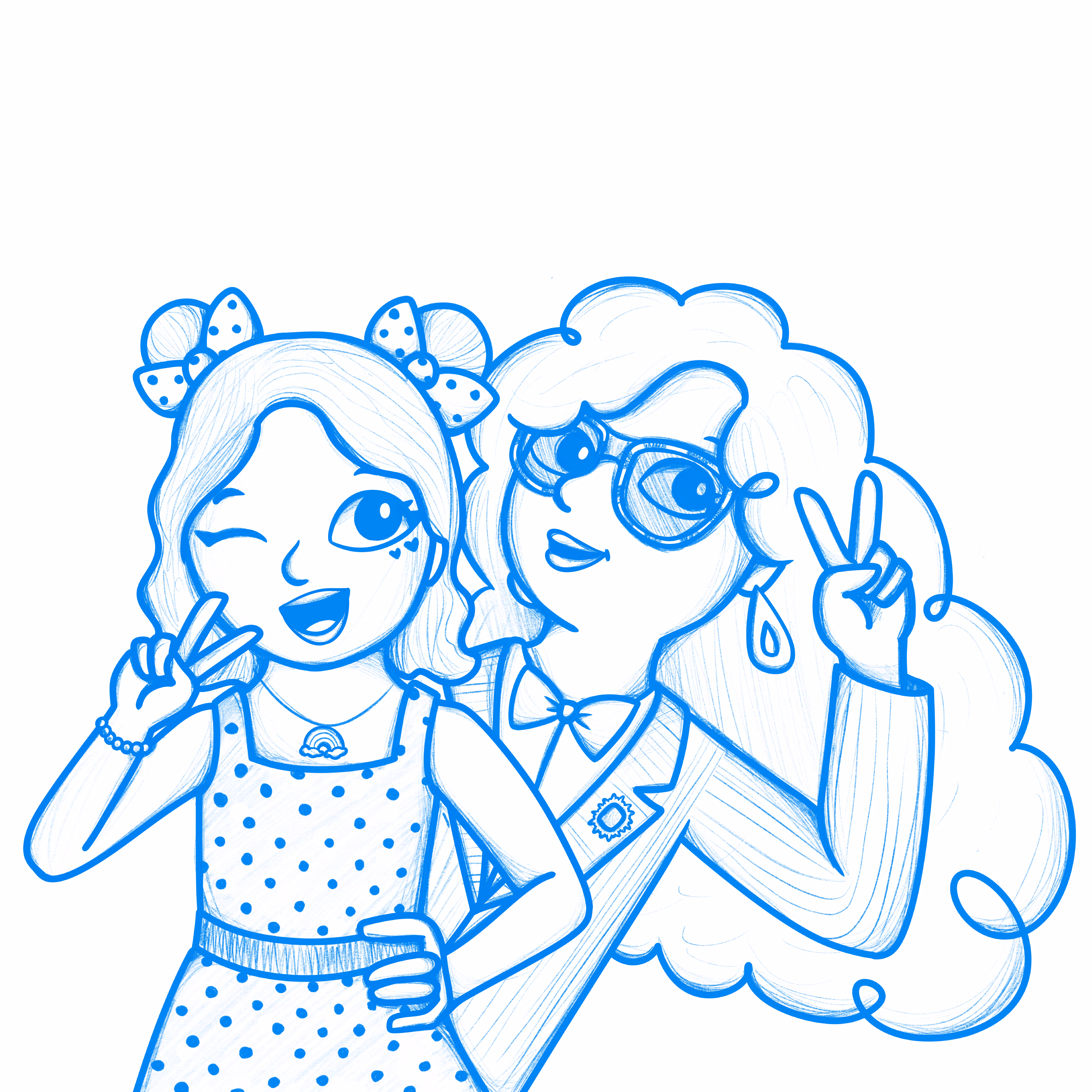 AVA & Ramona Sketch