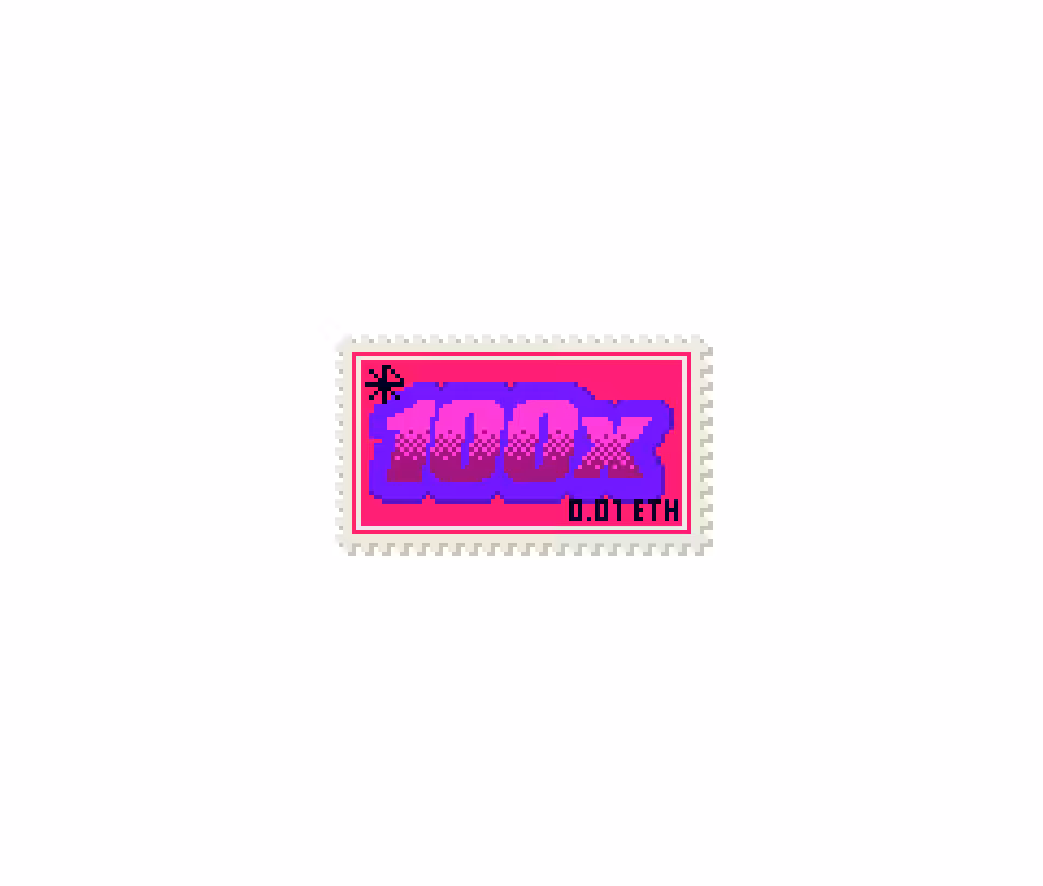 Rodeo posts: Pixel Stamps 100x Tribute to Rodeo 3/5