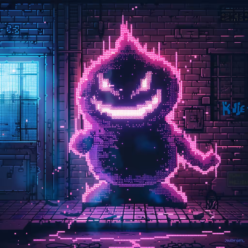 Neon Lamp Monsters on Base #41