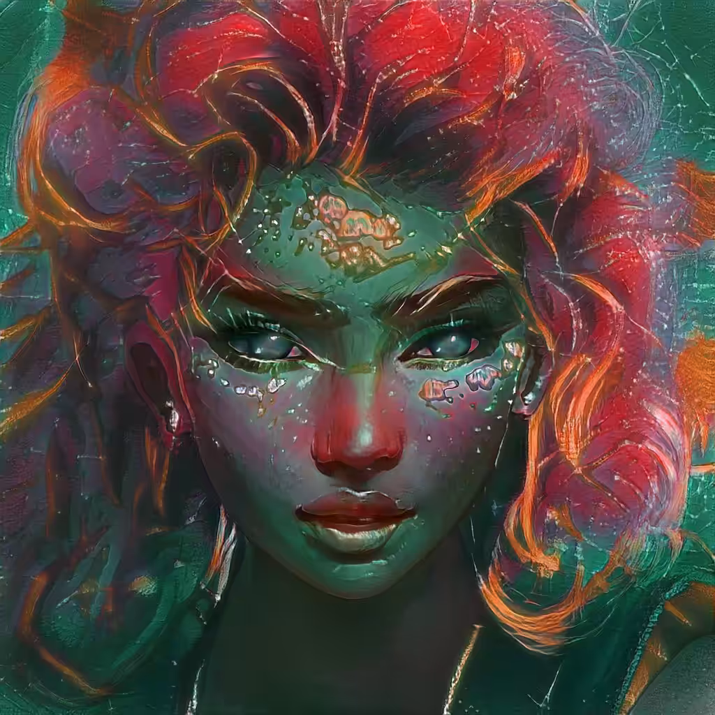 GREEN GIRLS, 15 FACES ANIMATED BY AI 