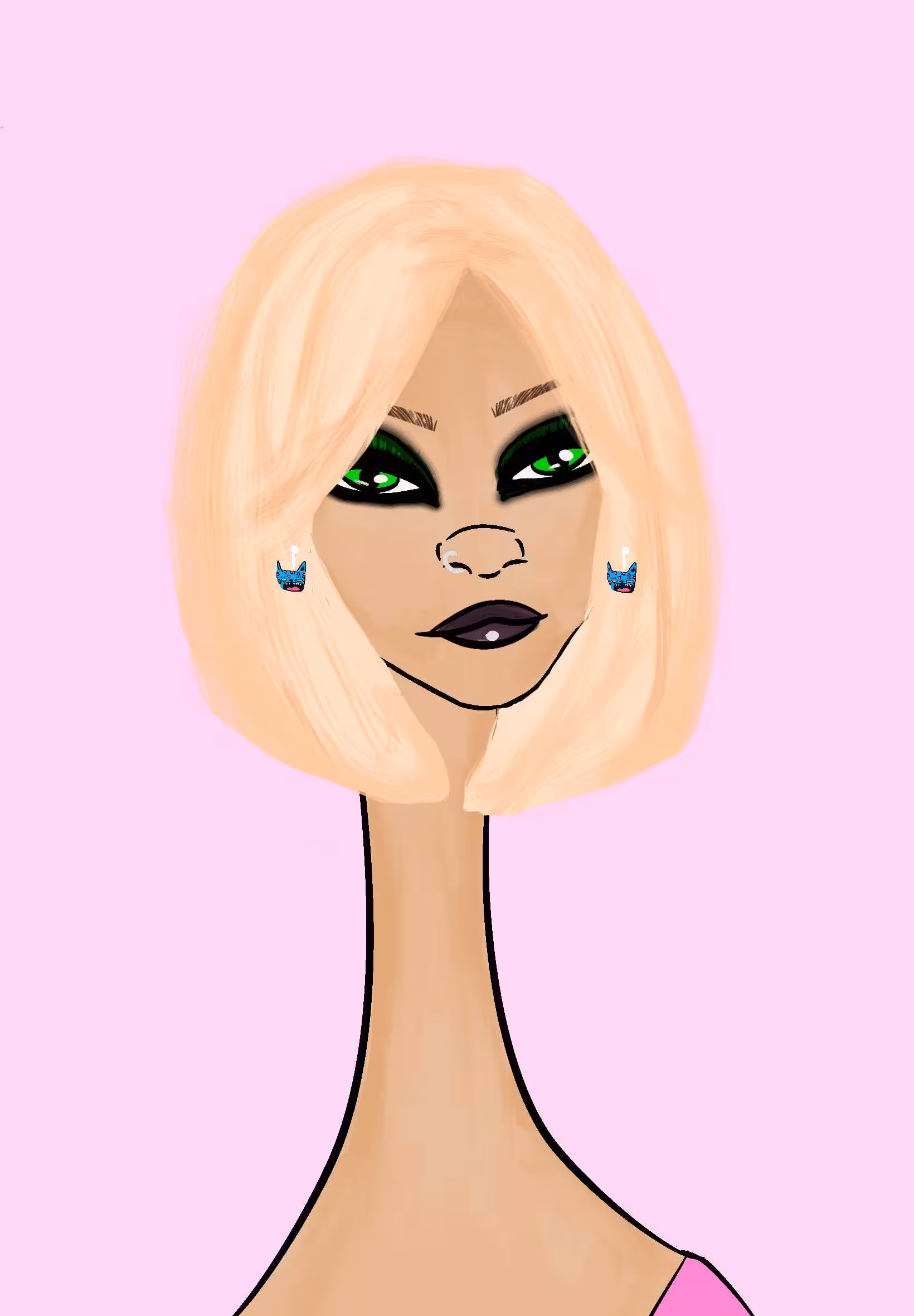 Long Neckie Ladies: Long Neckie Lady #696