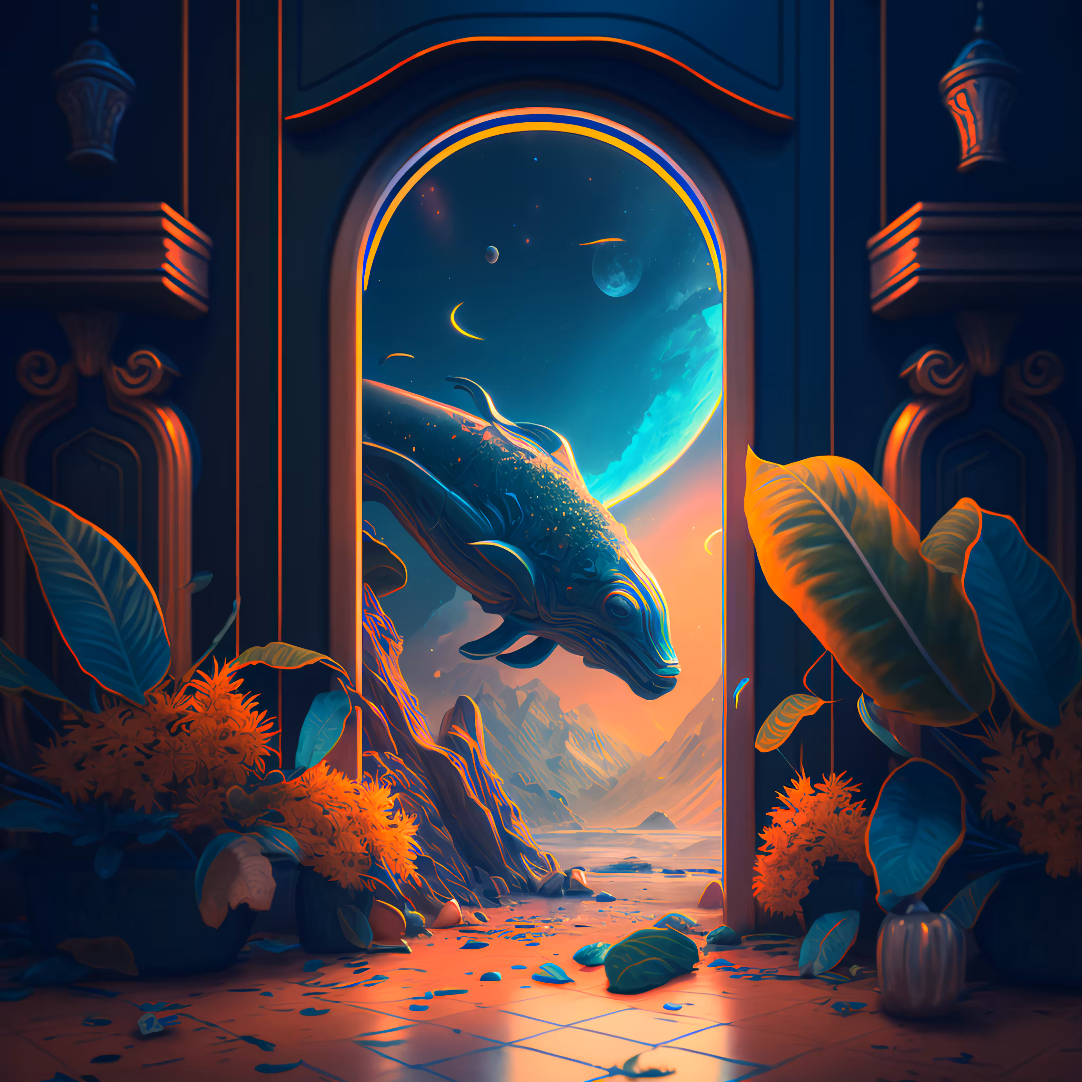 Serene Sea Portal
