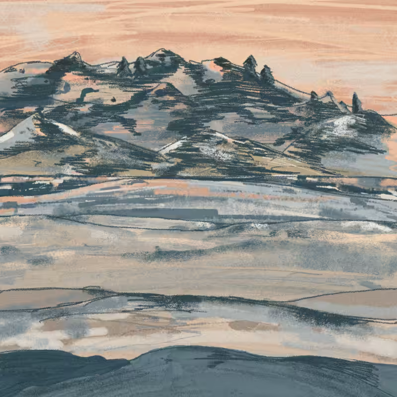 Postcard From The Mountains #43