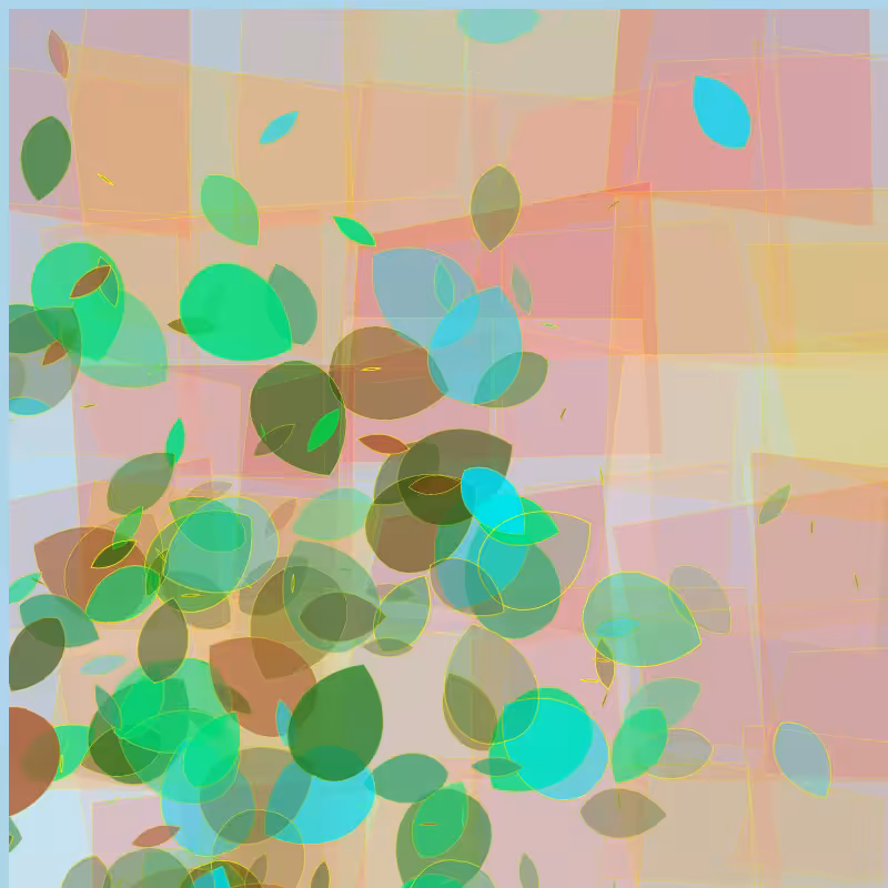 Leaves and glasses #30