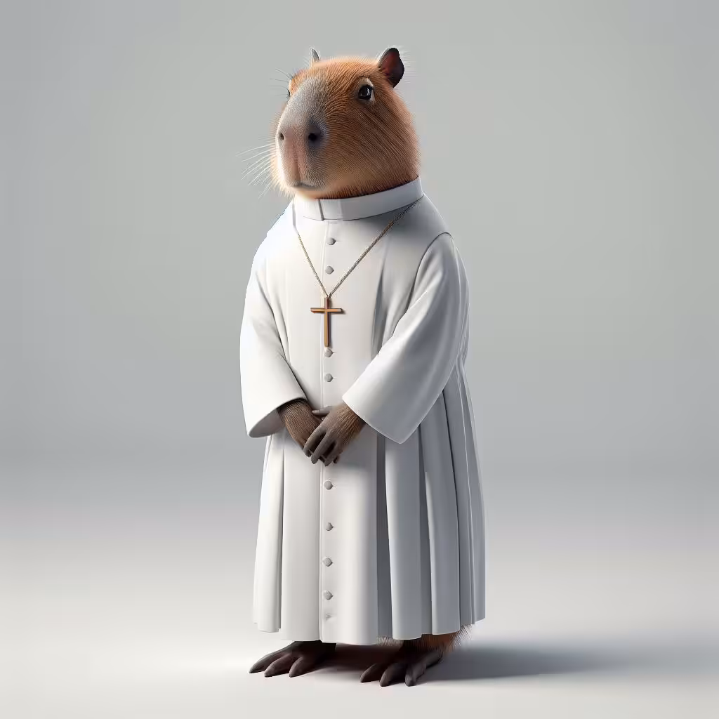 Capybara collection - Holy father