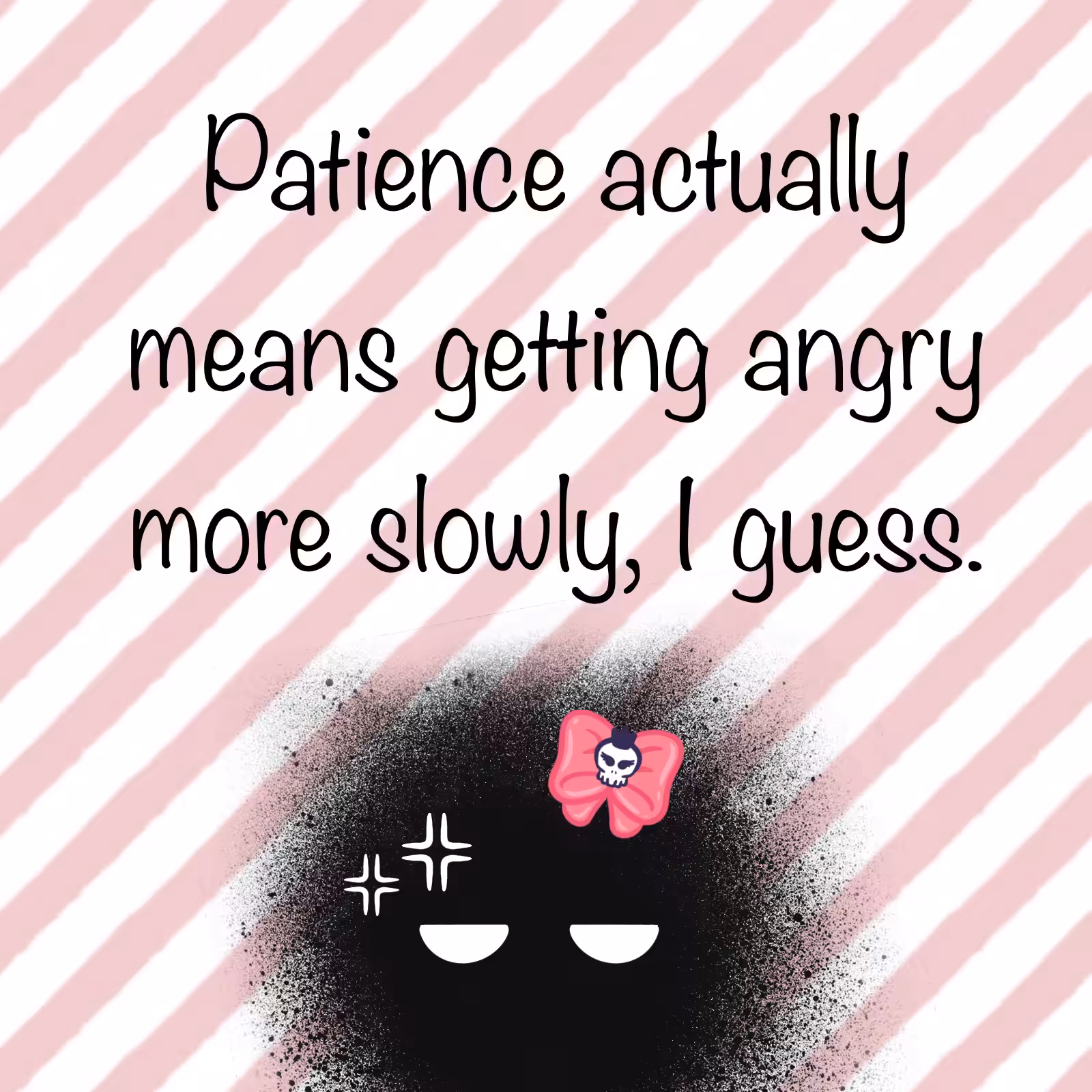 getting angry more slowly