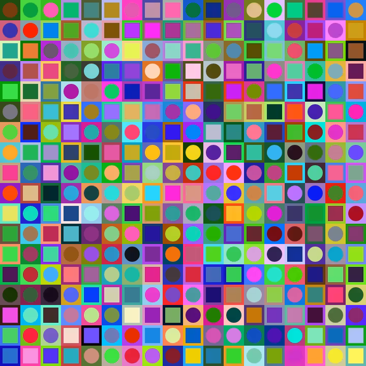 Square Dot Composition #68
