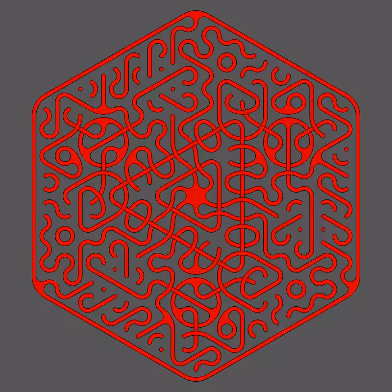 Threefold Symmetry - Dark Variations #435