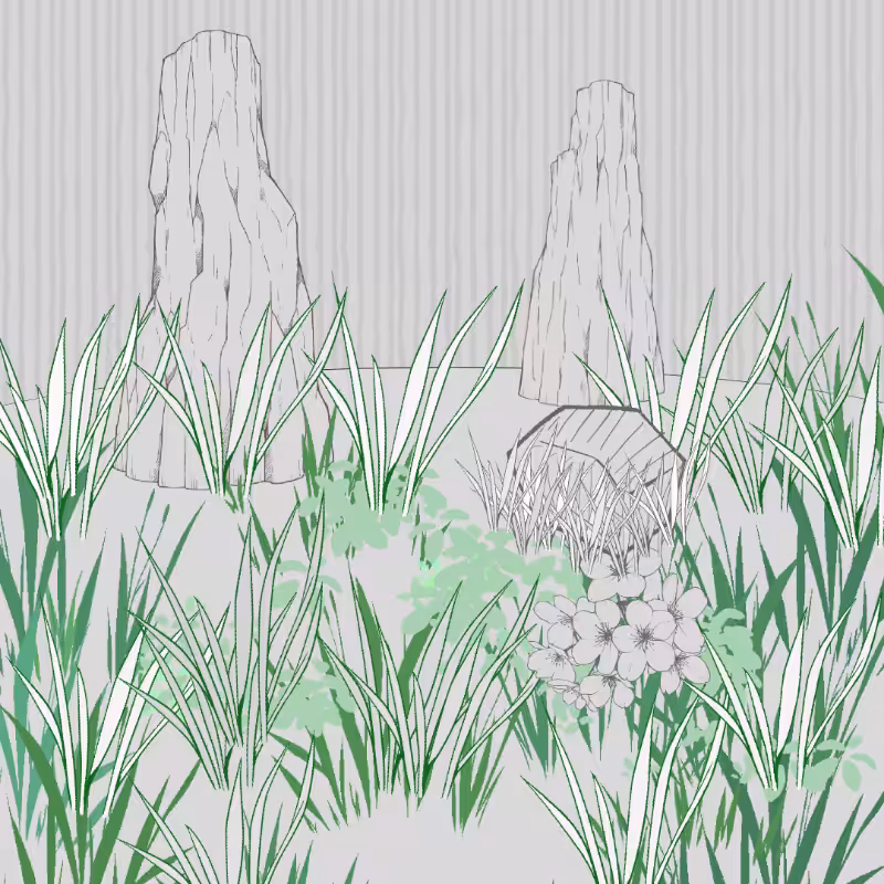 Wild Grass and Rubble #65