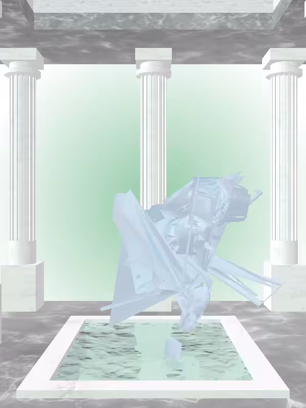 HeavenComputer: The Sneaky Ethereal Blue Woman #2202