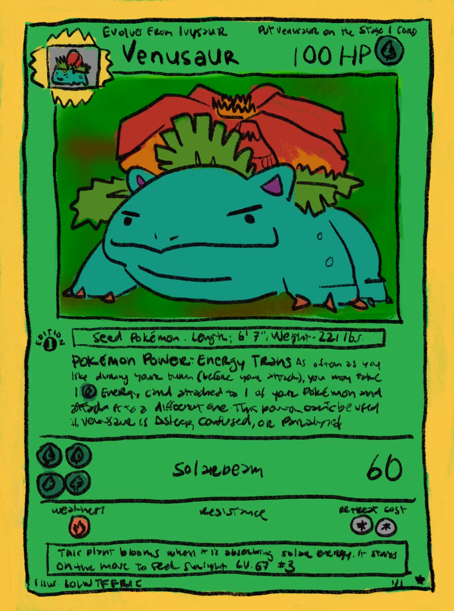 first edition venusaur