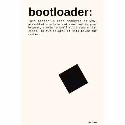 bootloader: selfie #203