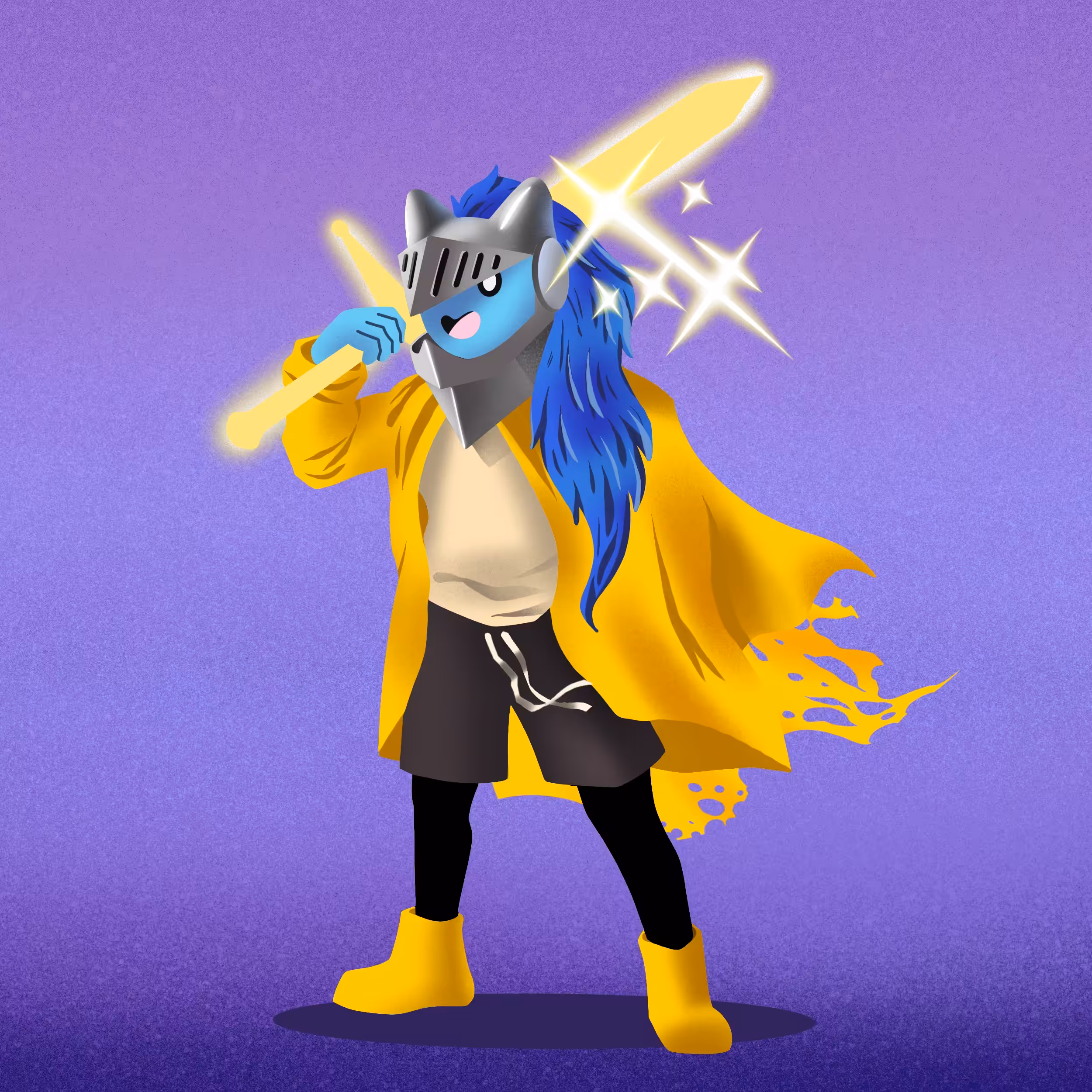 Cool cat Knight from Clontest