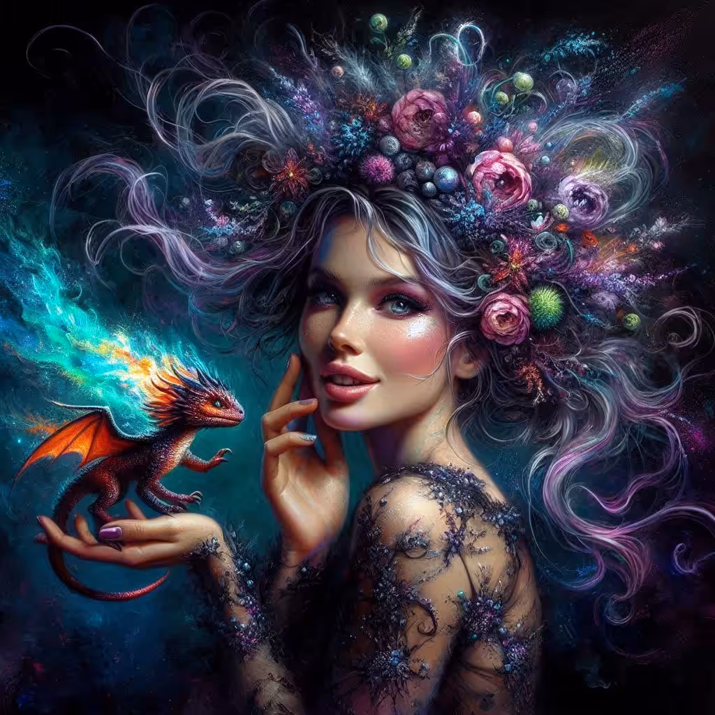 Flower dragon 