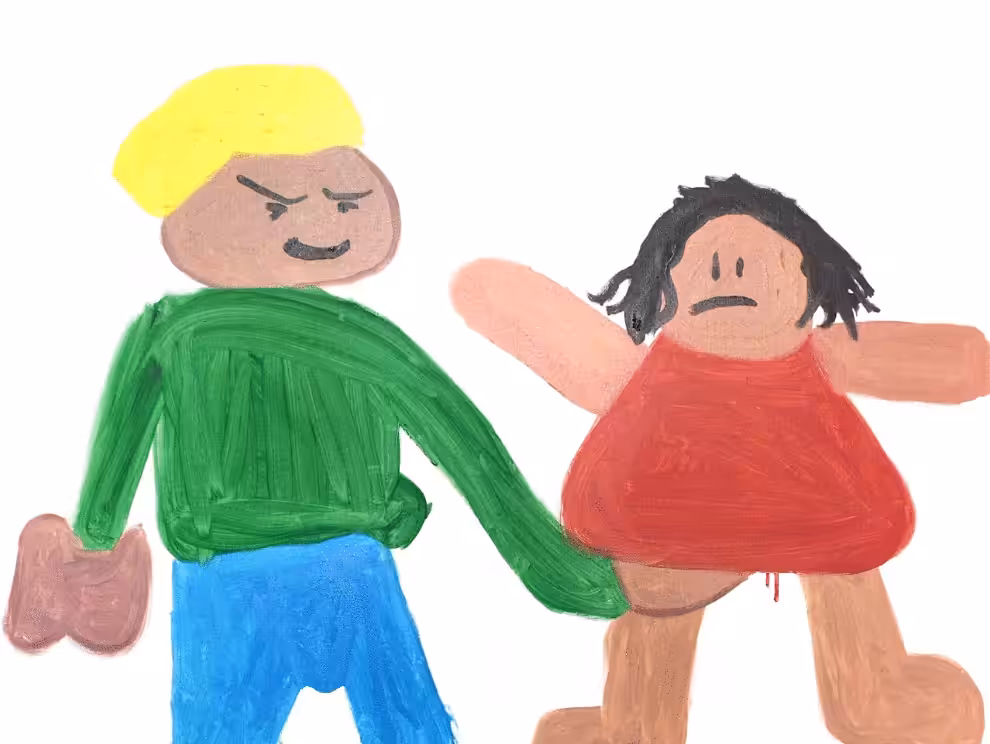 Animated Painting - Childhood trauma #001