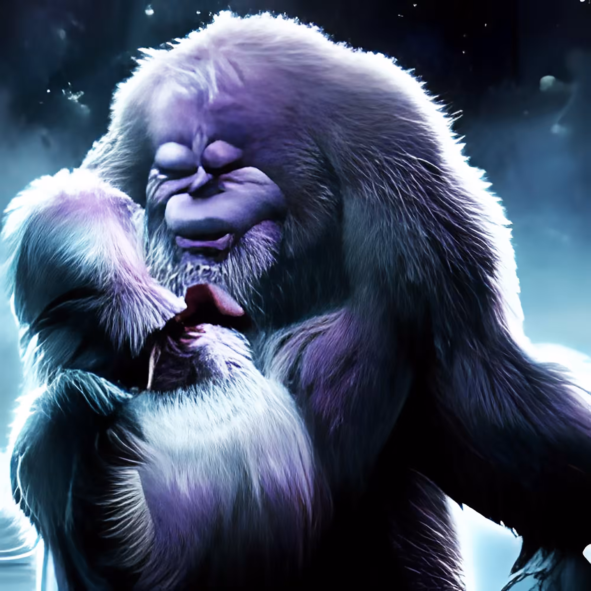 ABOMINABLE SNOWMAN WOOING COMPANION