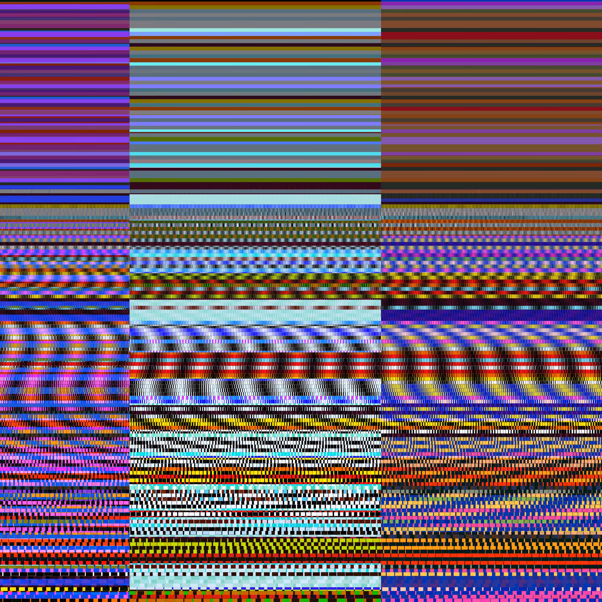 Glitchometry Stripes #101