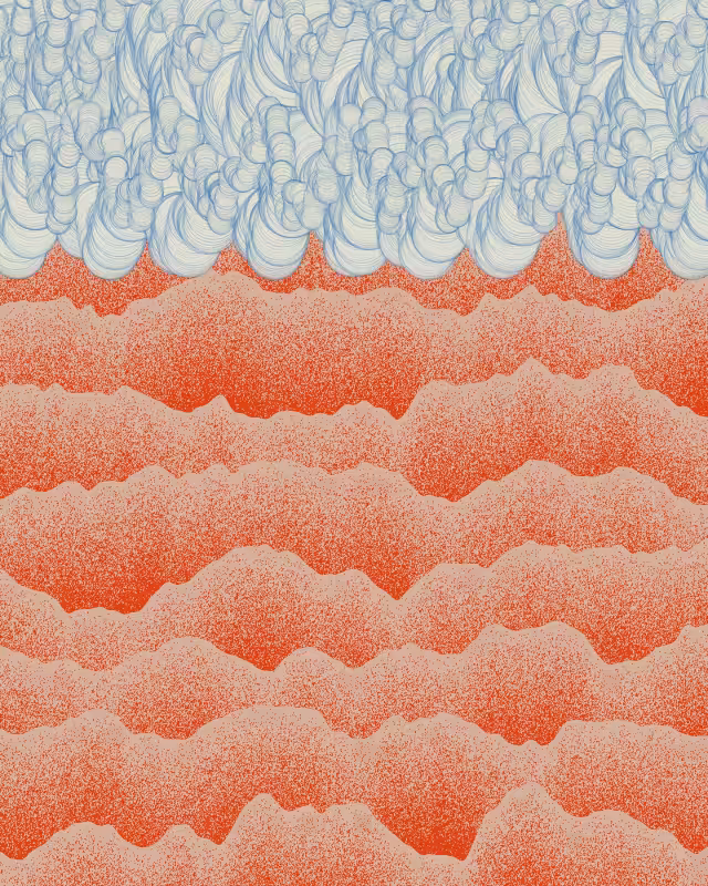 Clouds over the Mountains #110