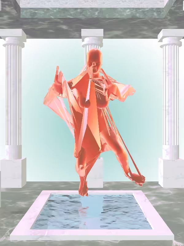HeavenComputer: The Treading Water Fiery Red Woman #2558