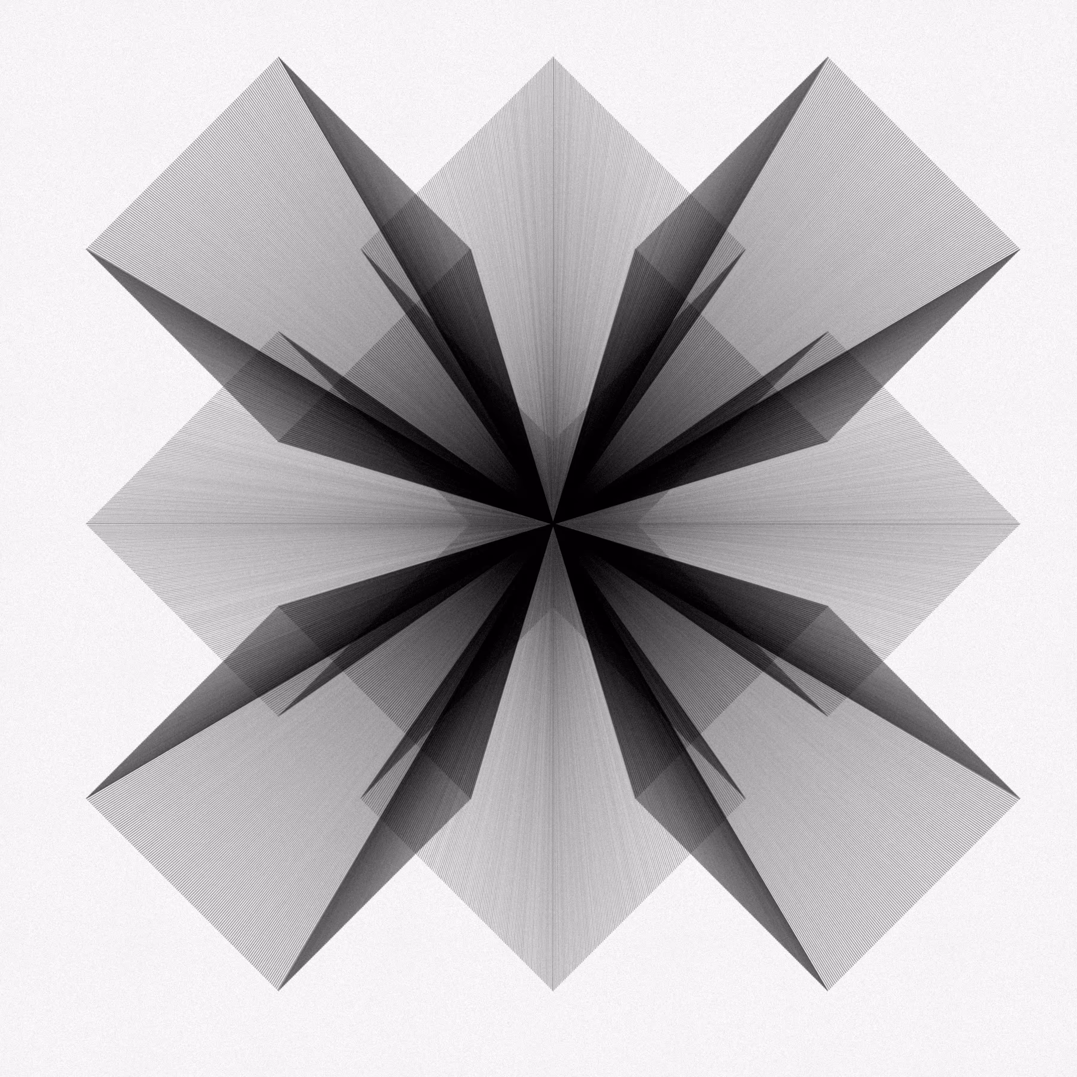 Squares x Perspective - Negative edition