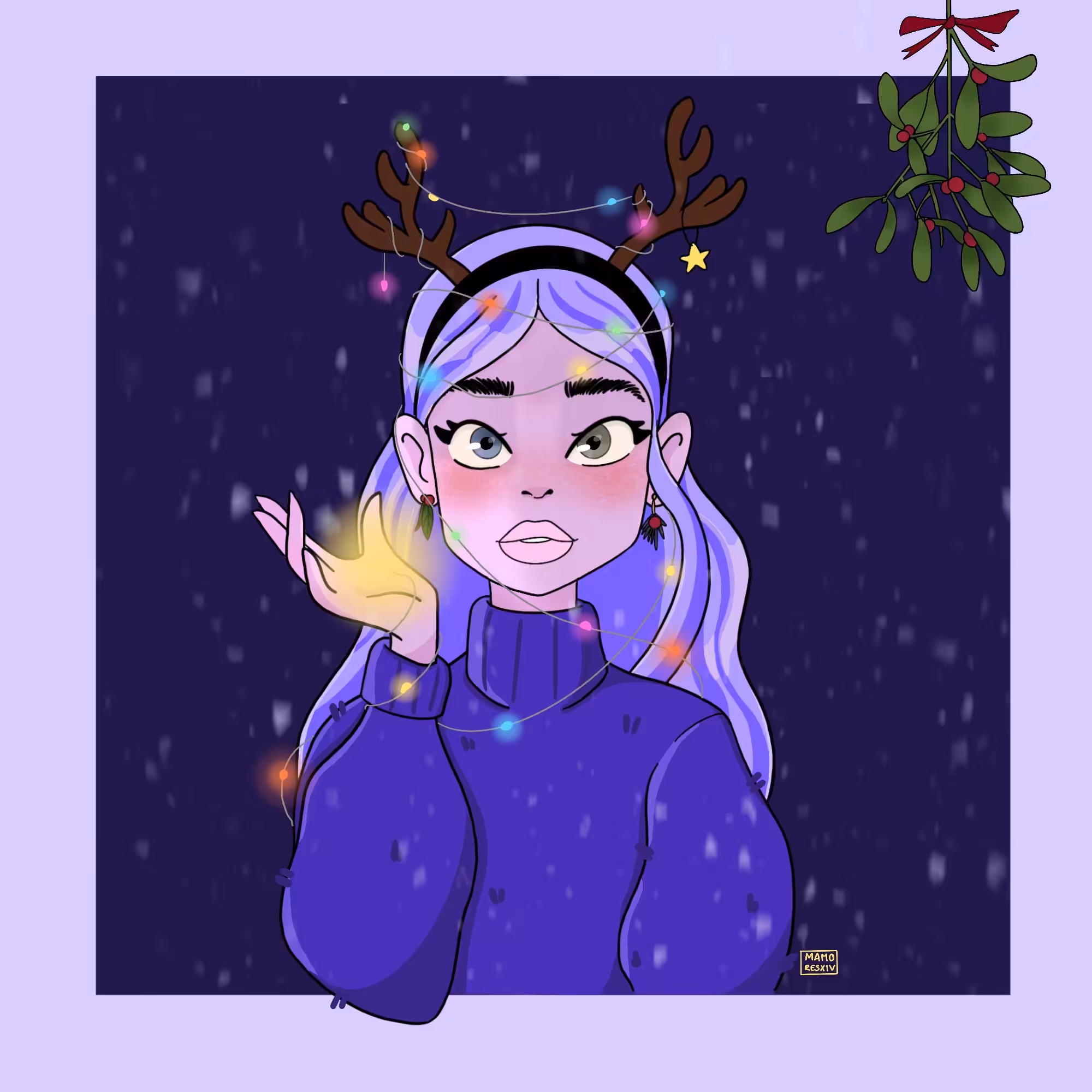 Mistletoe Girl Hen edition II