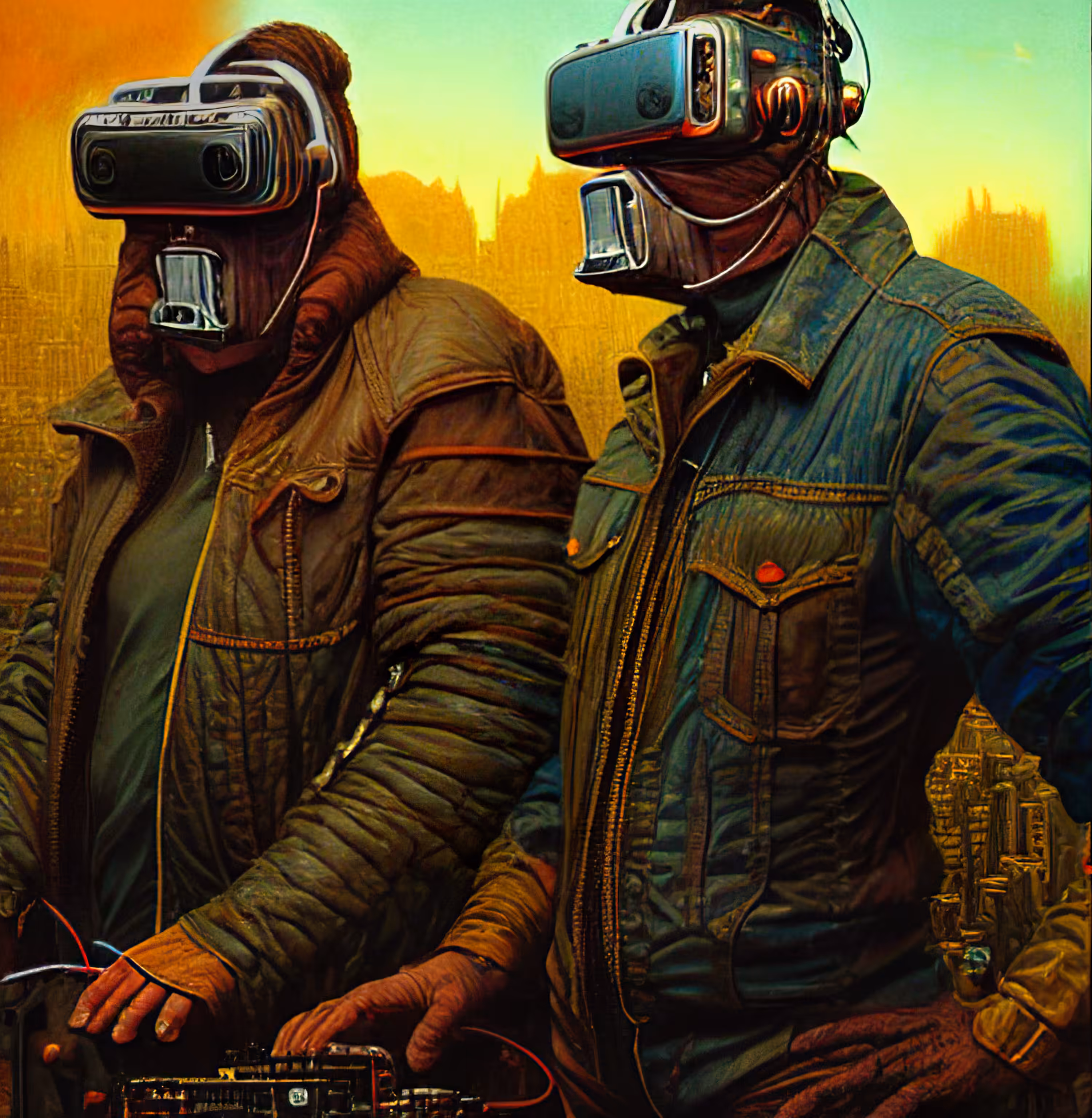 Cyberjunk universe: Workers