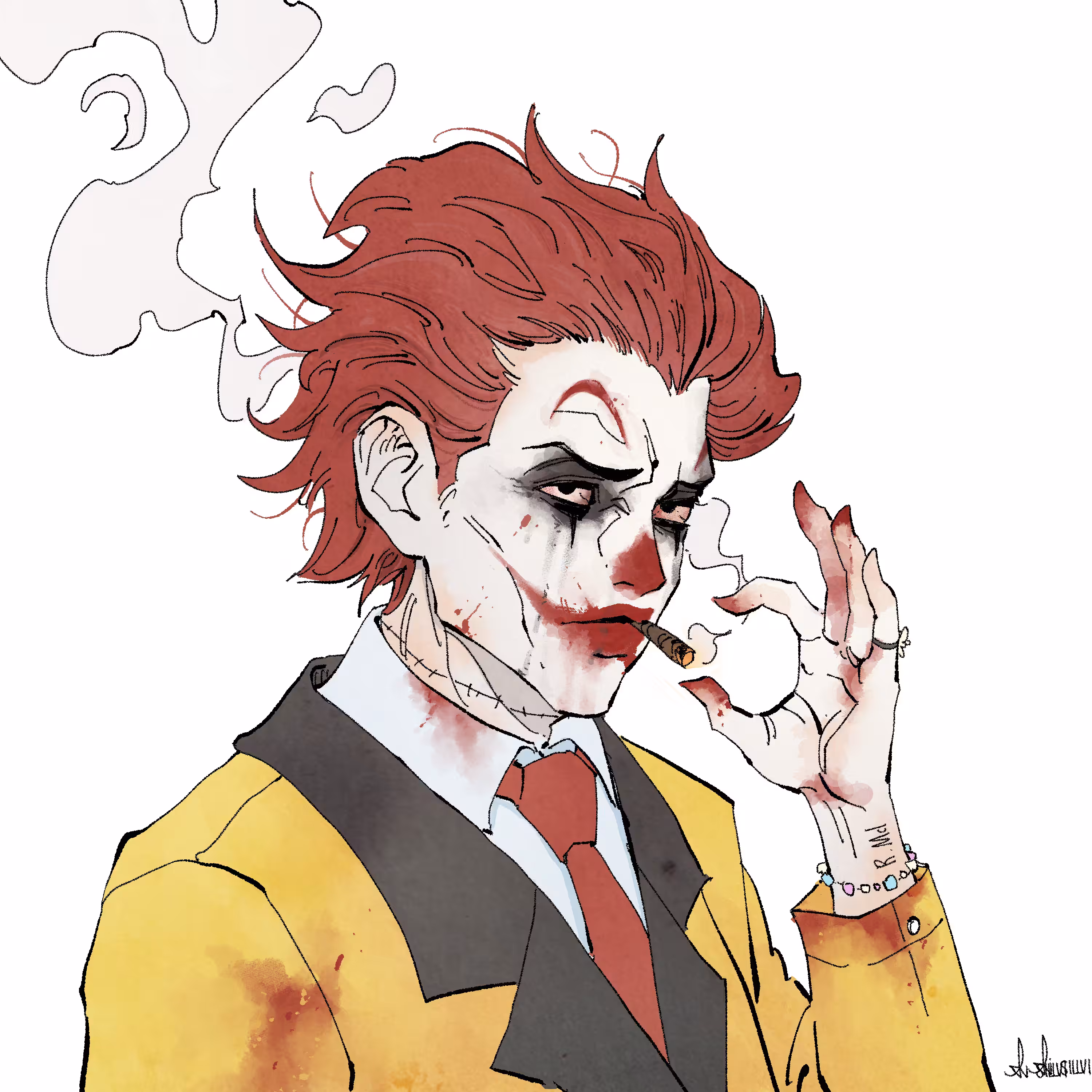 Fast Food Villain Collection Ronald (Coll.1 )