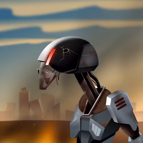 Savage Droids: THEOS Dark Droid B-0435