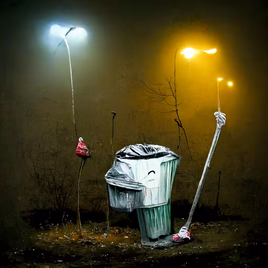 Bonafied Organic Trash: TRASHY DREAMS #14 - LIBERTY OF TRASH