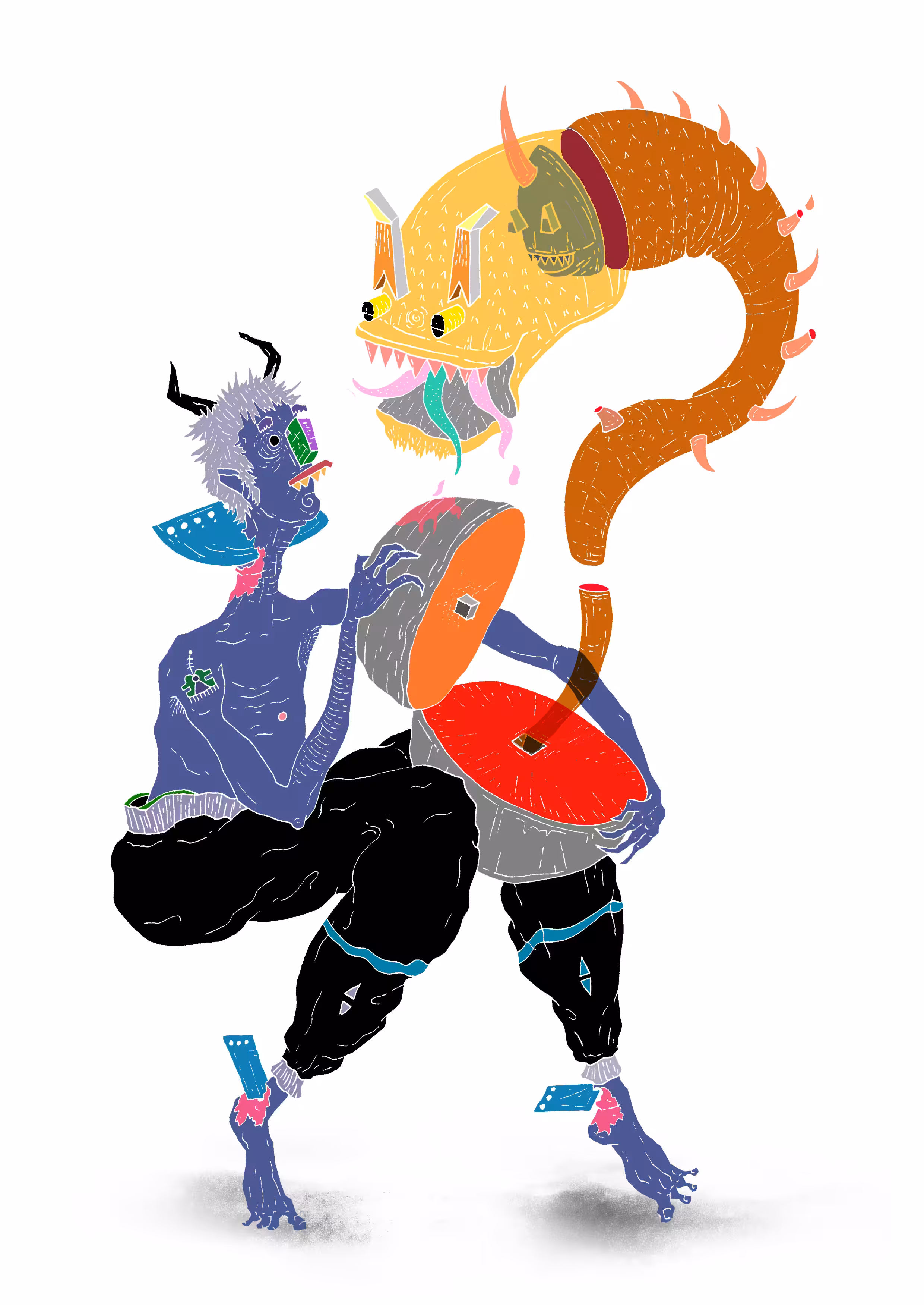 Meeting of Two Yokai