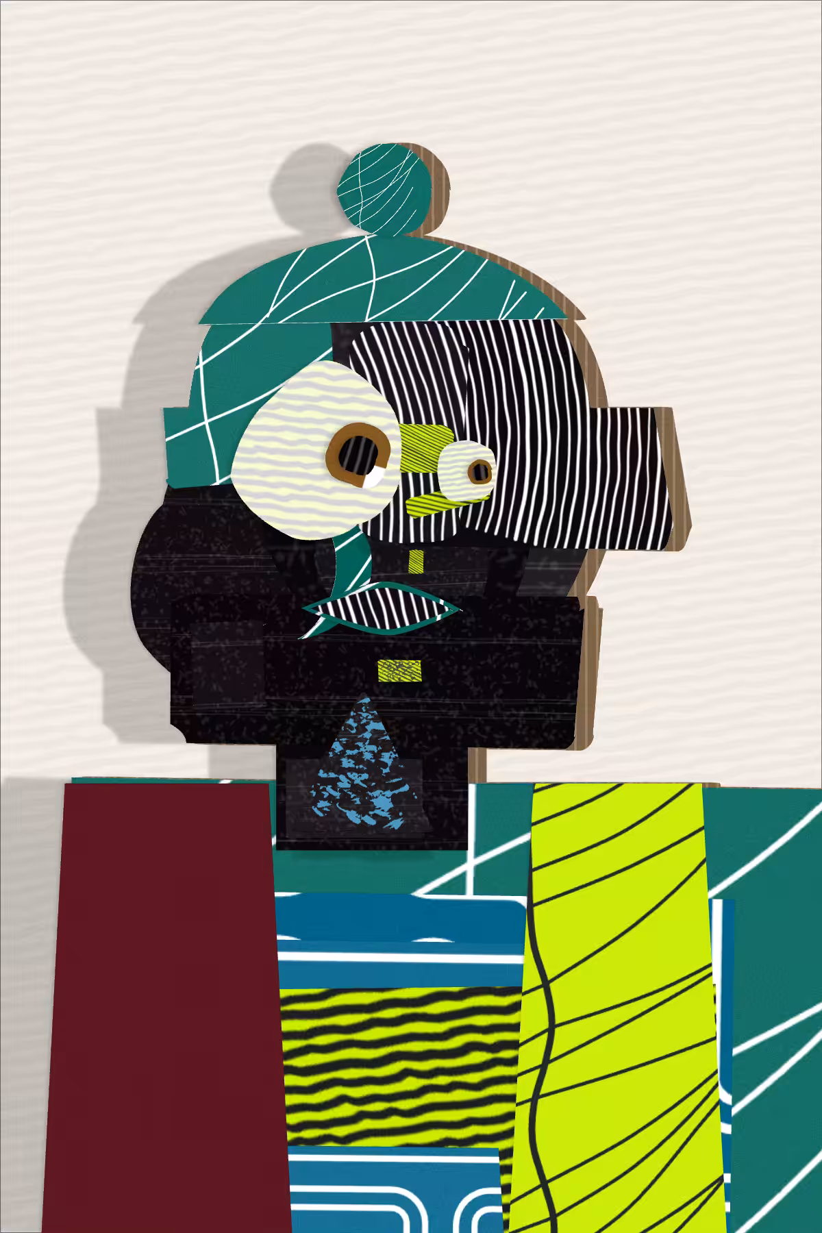 Paper People: Preview Studies: Paper People: Study 007