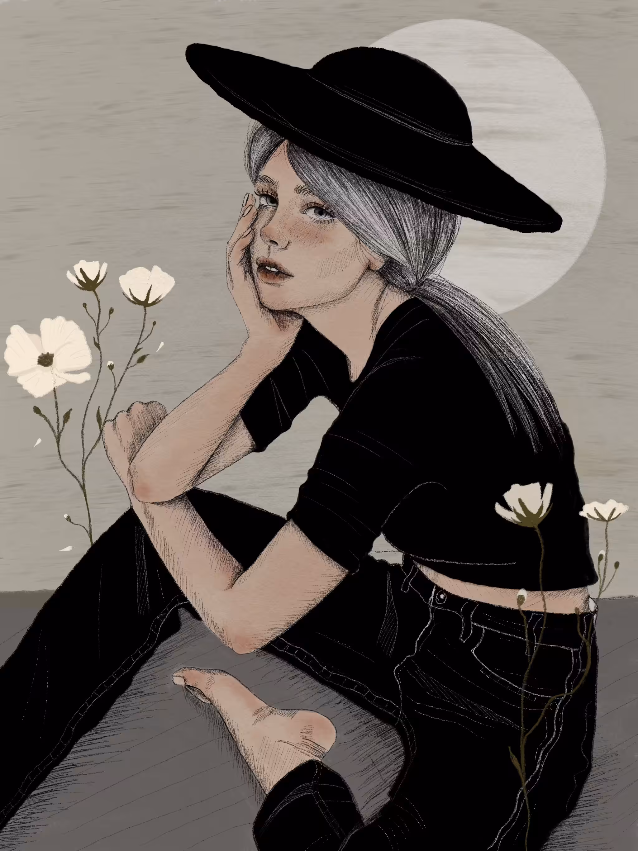 Lunar Beauty: Velvet Pearls
