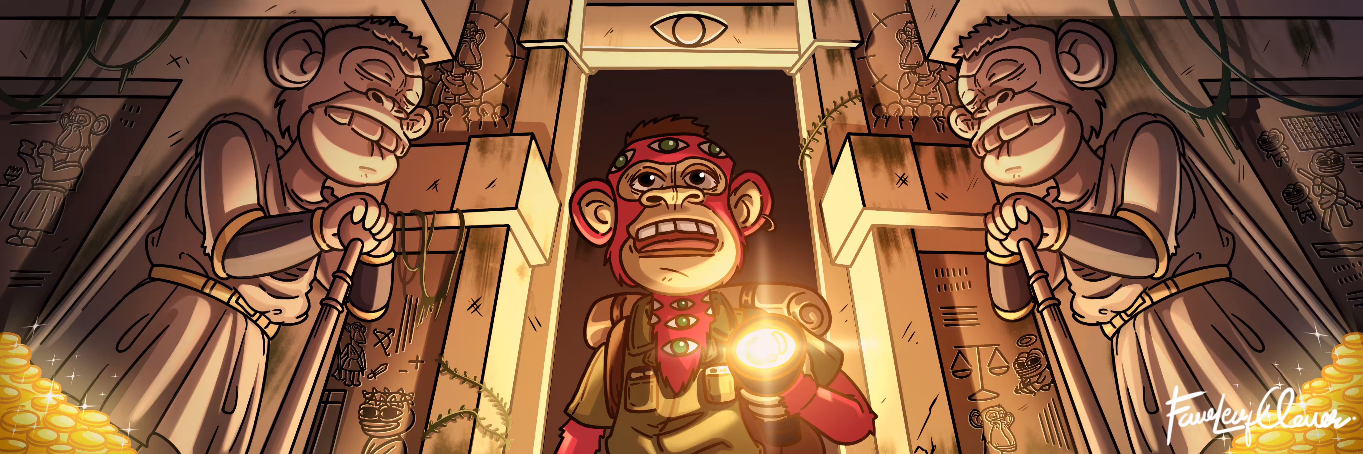 Ape's ancient secret treasure