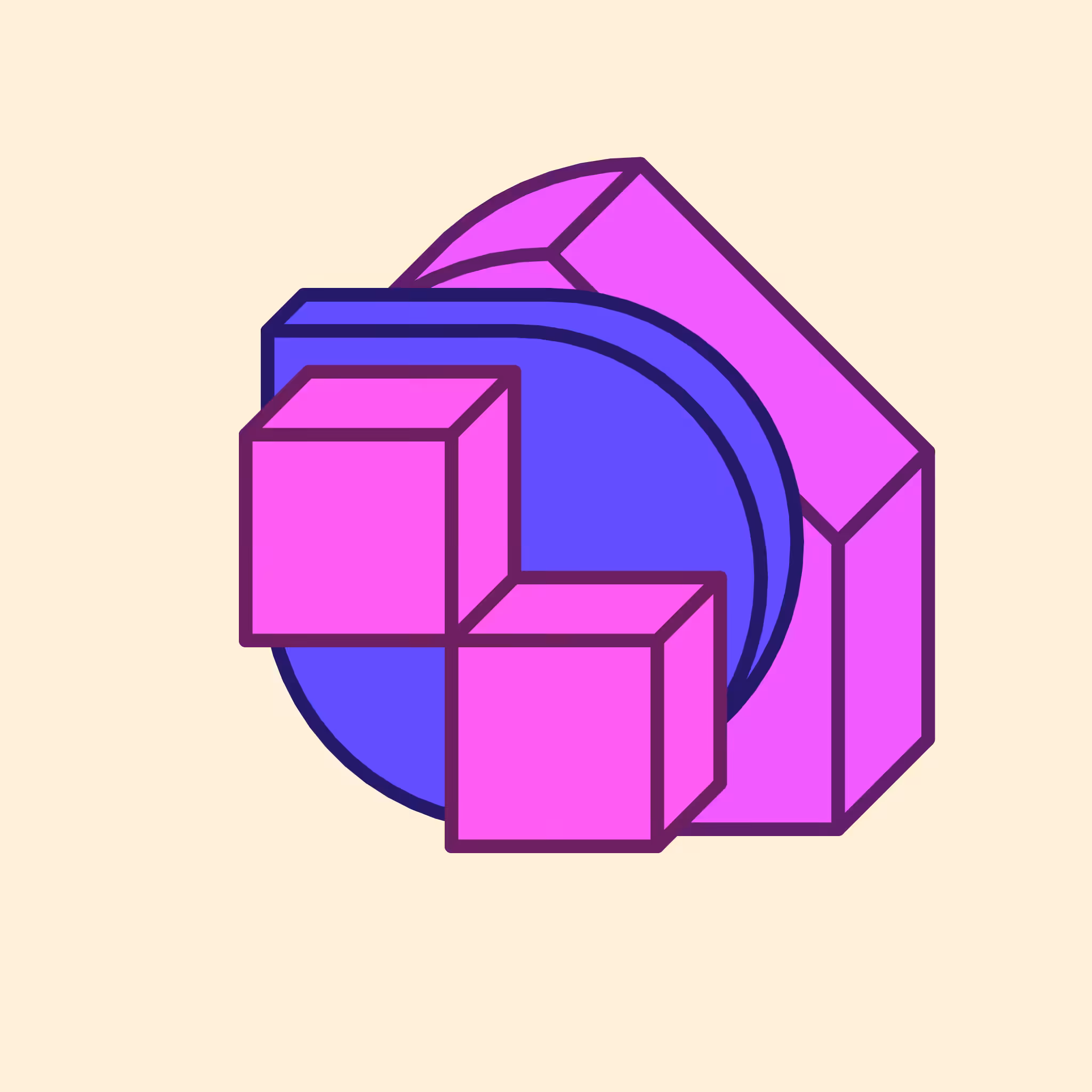Calm shapes #1791